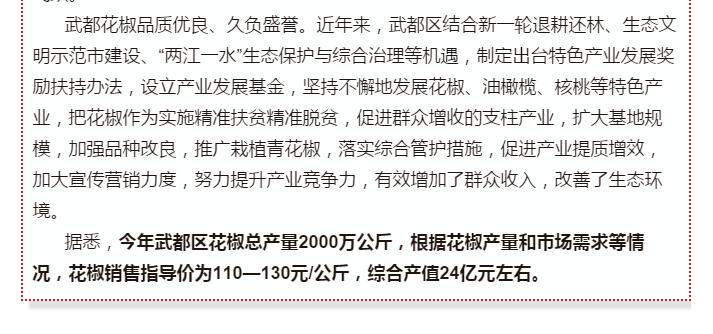 5.28億！一場(chǎng)盛會(huì)，武都花椒“火”了