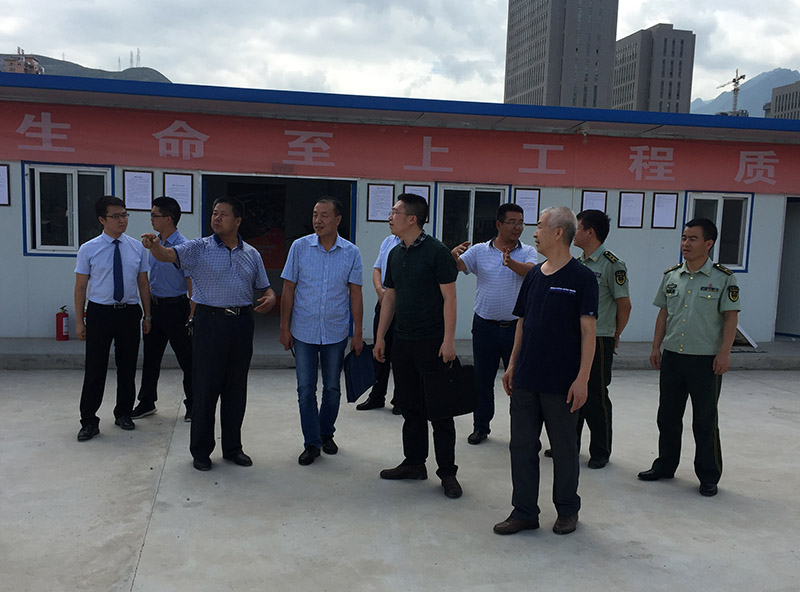 省安委會督查組檢查階州廣場安全生產(chǎn)建設情況