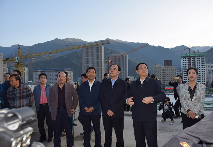 全國、省市政協(xié)委員體驗(yàn)蘭渝鐵路、視察階州廣場