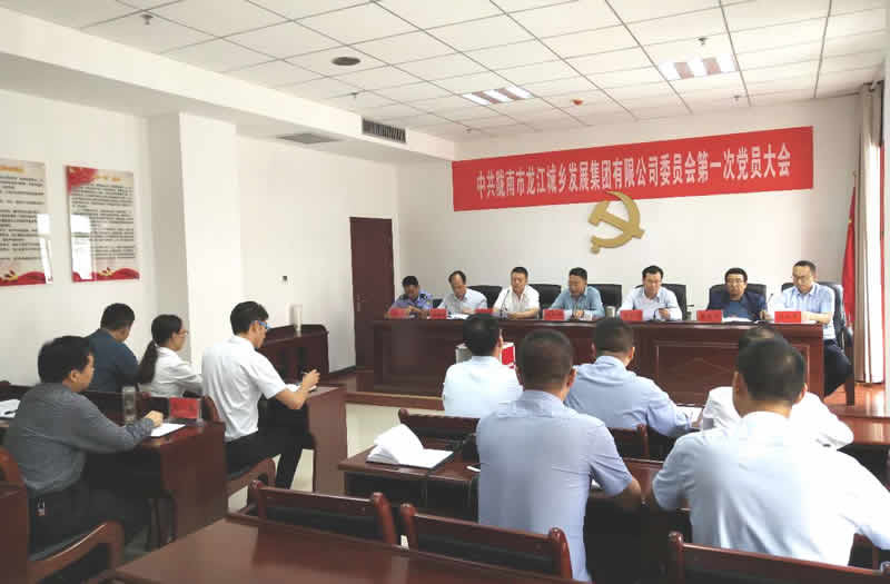 中國共產(chǎn)黨隴南市龍江城鄉(xiāng)發(fā)展集團(tuán)有限公司委員會(huì)第一次黨員大會(huì)勝利召開