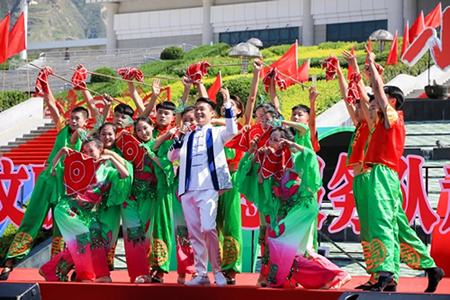 2019武都花椒產(chǎn)銷對(duì)接（電商）洽談會(huì)在階州廣場隆重開幕~