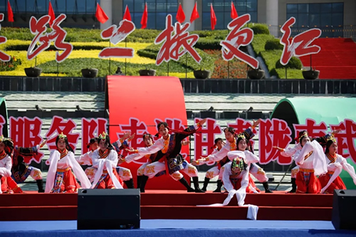 2019武都花椒產(chǎn)銷對(duì)接（電商）洽談會(huì)在階州廣場隆重開幕~